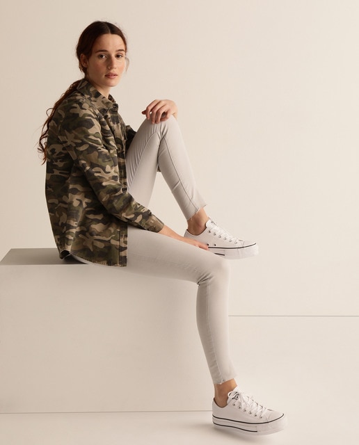 Pantalón pitillo de mujer cintura alta