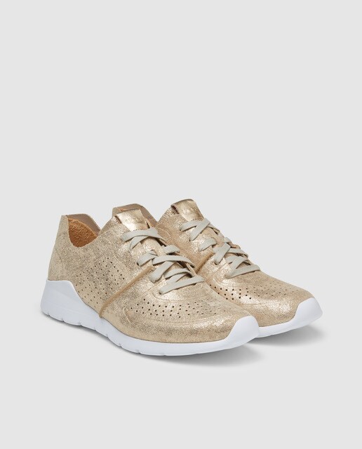 Zapatillas de mujer de piel UGG de color oro · UGG · El Corte Inglés