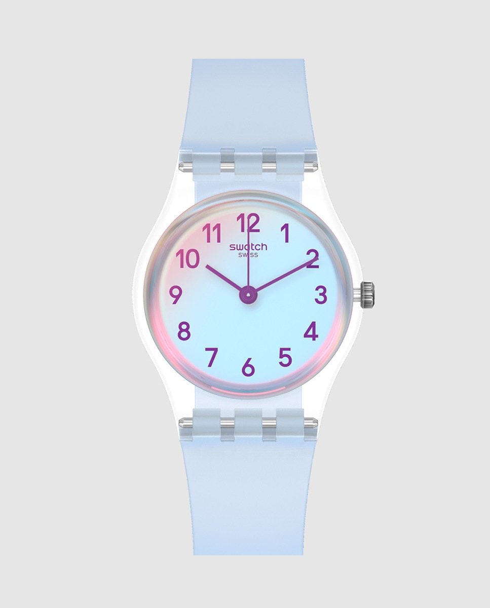 Relógio Essentials LK396 de Silicone - Azul-Claro Azul-claro-1