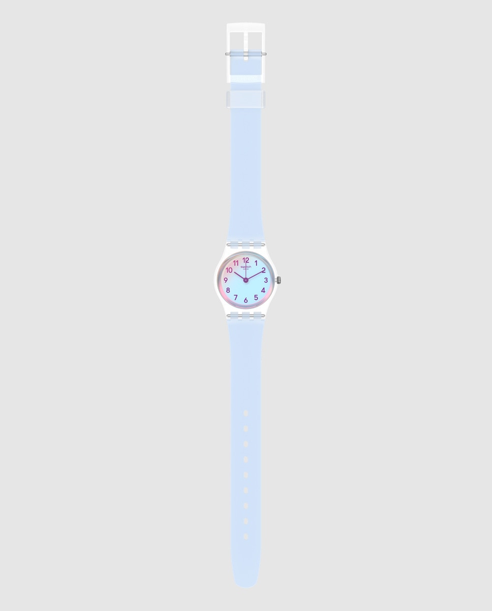 Relógio Essentials LK396 de Silicone - Azul-Claro Azul-claro-2