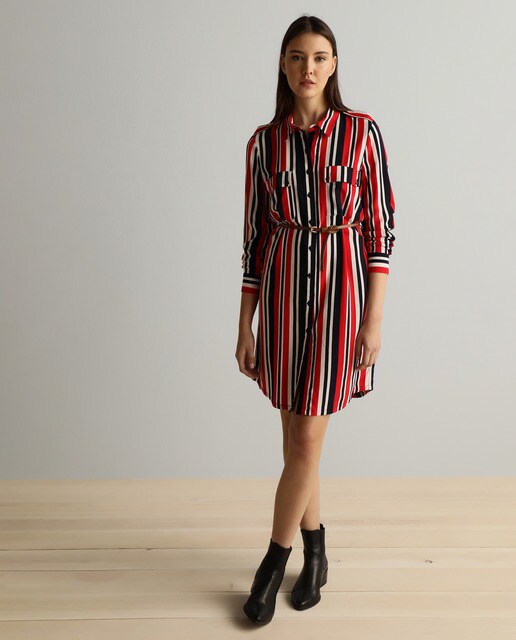 vestido tipo camiseiro