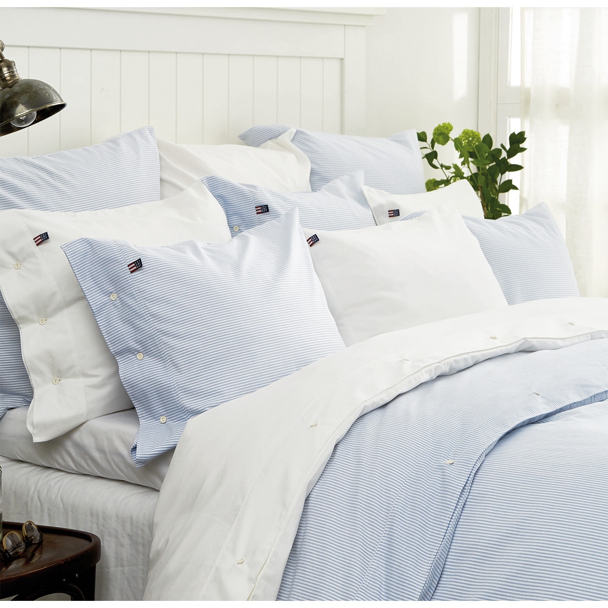 Funda de almohada algodón Básico Liso Lexington Blanco-5