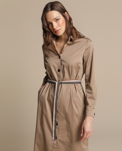 vestido camiseiro comprido