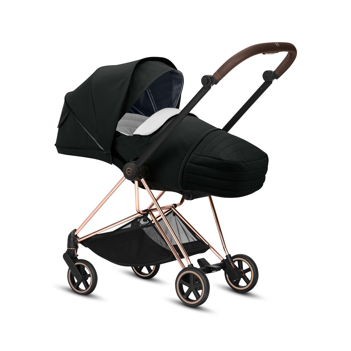 Alcofa Ligeira Cybex Lit Cot 2 em 1 Priam e Mios Khaki Green - Verde Caqui Laranja-9