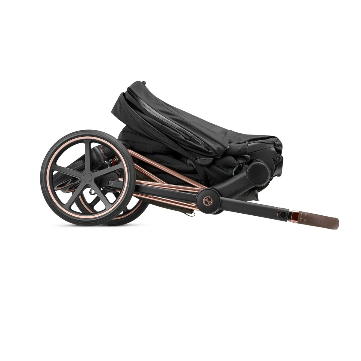 Alcofa Ligeira Cybex Lit Cot 2 em 1 Priam e Mios Khaki Green - Verde Caqui Laranja-4