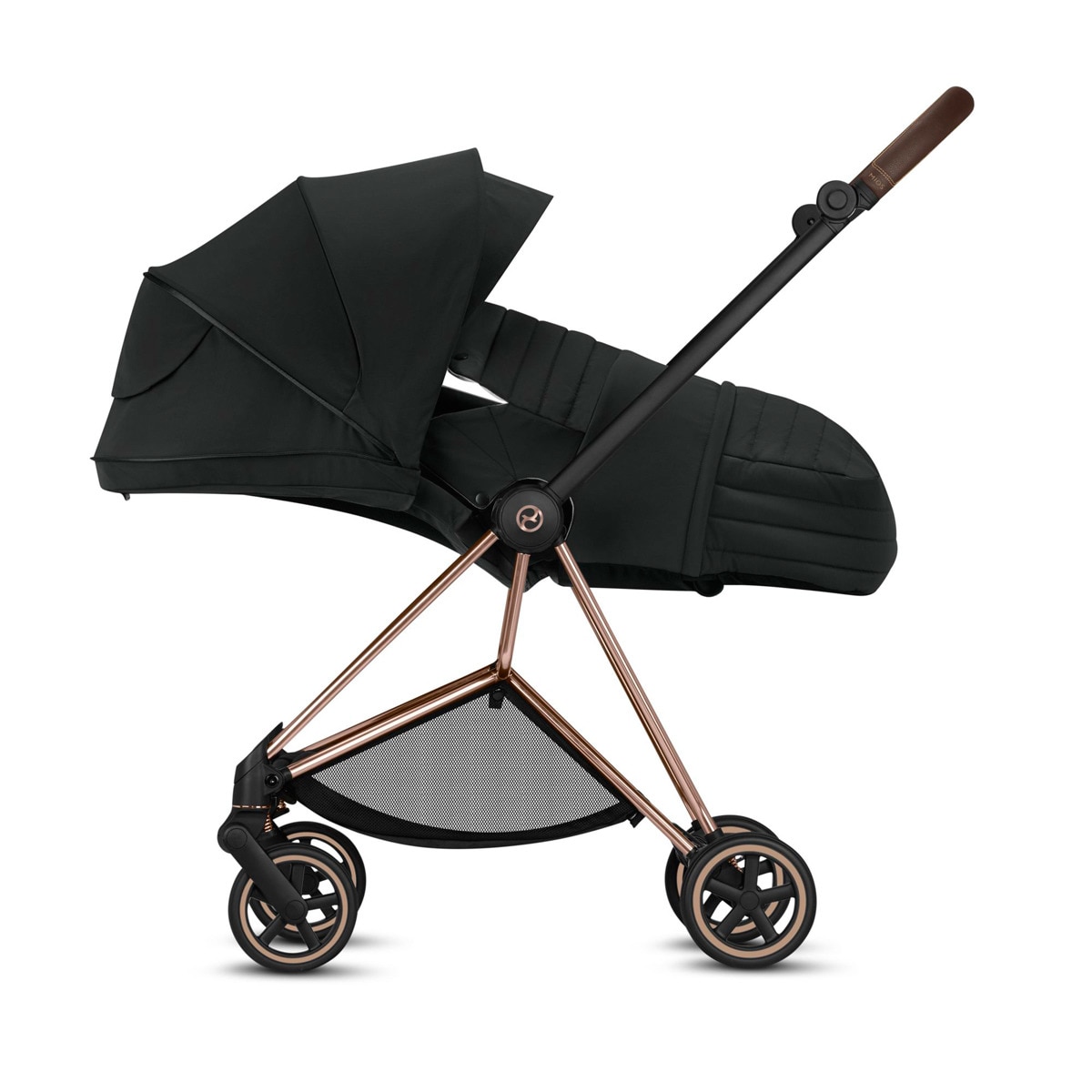 Alcofa Ligeira Cybex Lit Cot 2 em 1 Priam e Mios Khaki Green - Verde Caqui Laranja-7