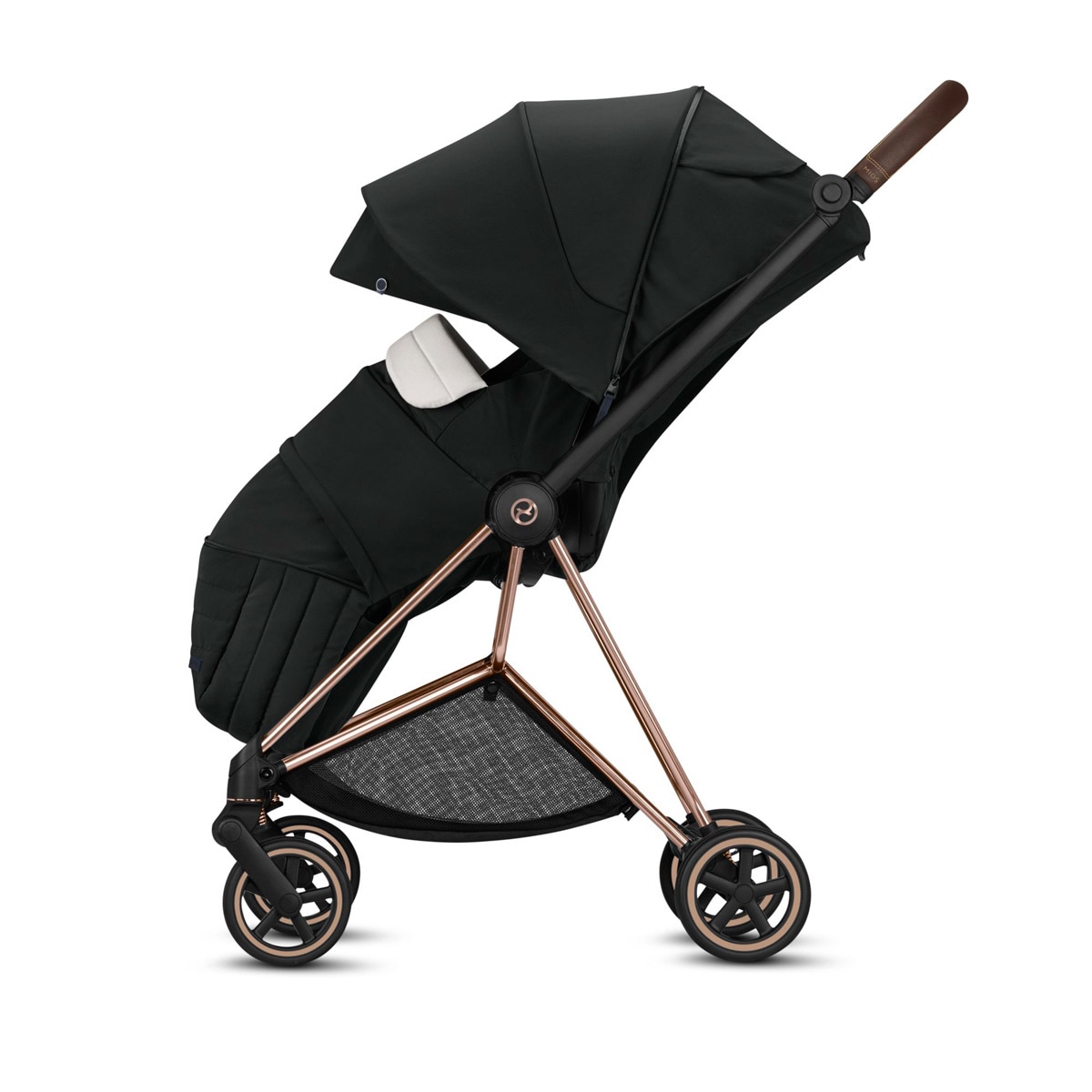 Alcofa Ligeira Cybex Lit Cot 2 em 1 Priam e Mios Khaki Green - Verde Caqui Laranja-8