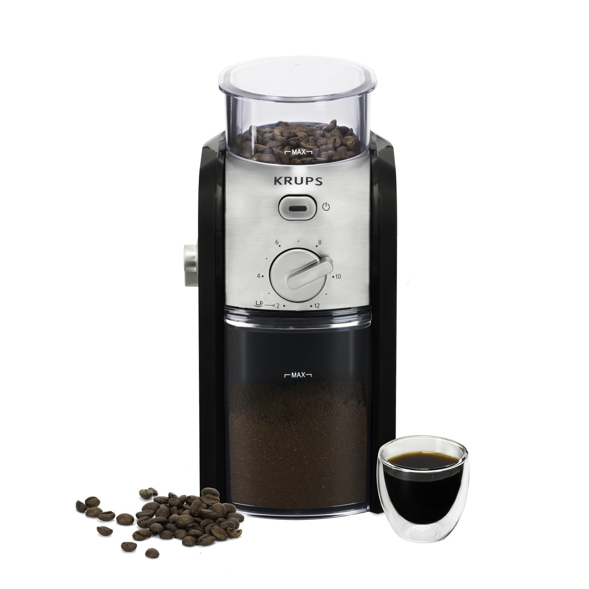 Molinillo de café Krups GVX242 con sistema de muelas Negro-6