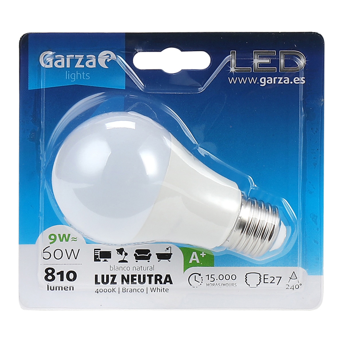 Lâmpada LED Standard E27 4000 K 810 lm - 8,5 W Luz neutra (>=3000 K/<=5000 K).-1