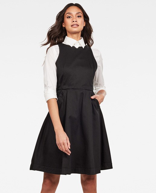 vestido rodado manga curta