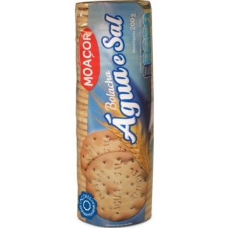 Moaçor Bolachas de Água e Sal embalagem 200 g