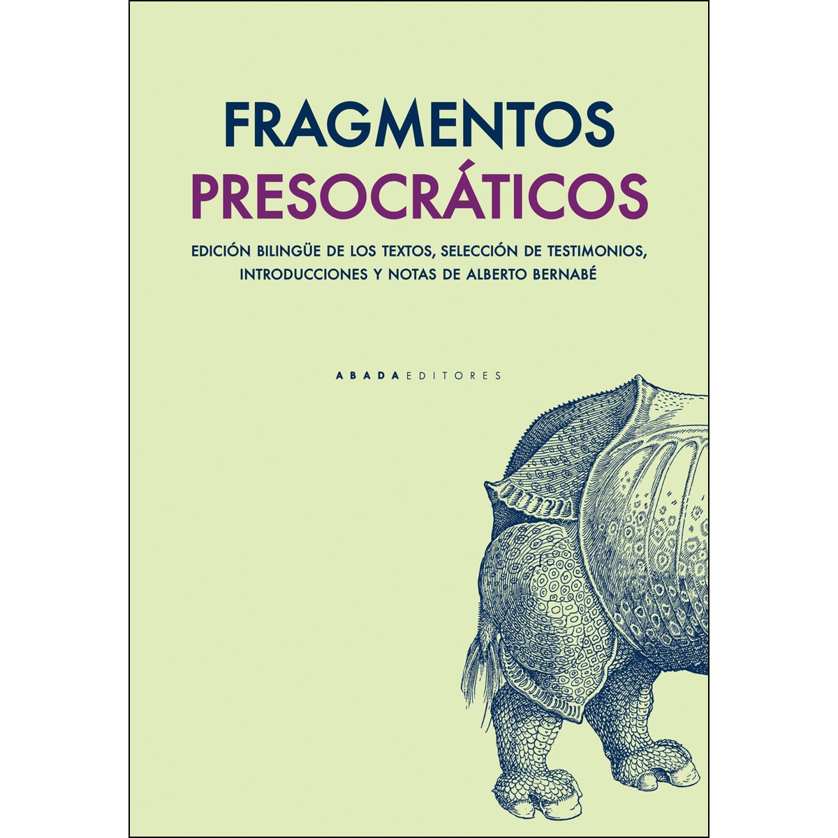 Fragmentos presocráticos(Tapa blanda) 1