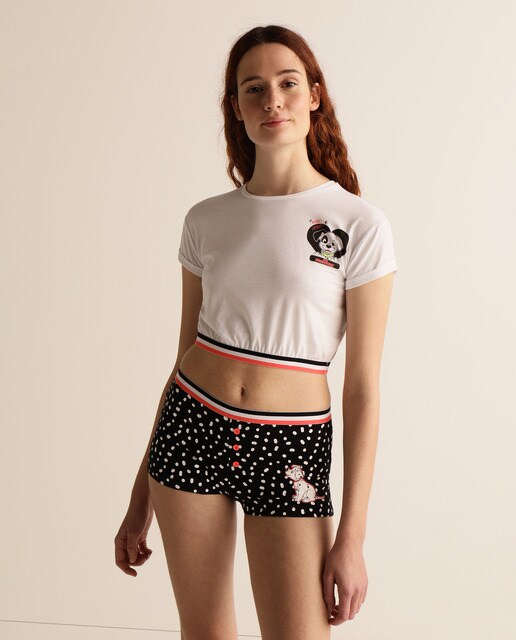 Pijama corto completo 101 Dálmatas blanc