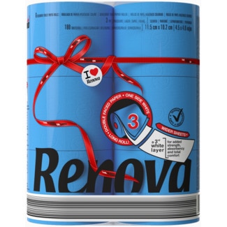 Papel Higiénico Azul embalagem 6 unidades - Renova