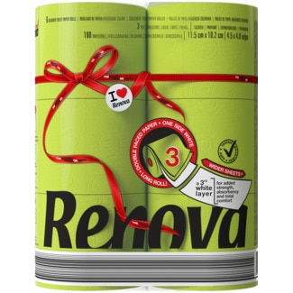 Papel Higiénico Verde embalagem 6 unidades - Renova