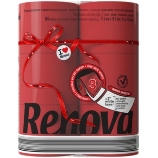 Papel Higiénico Vermelho embalagem 6 unidades - Renova