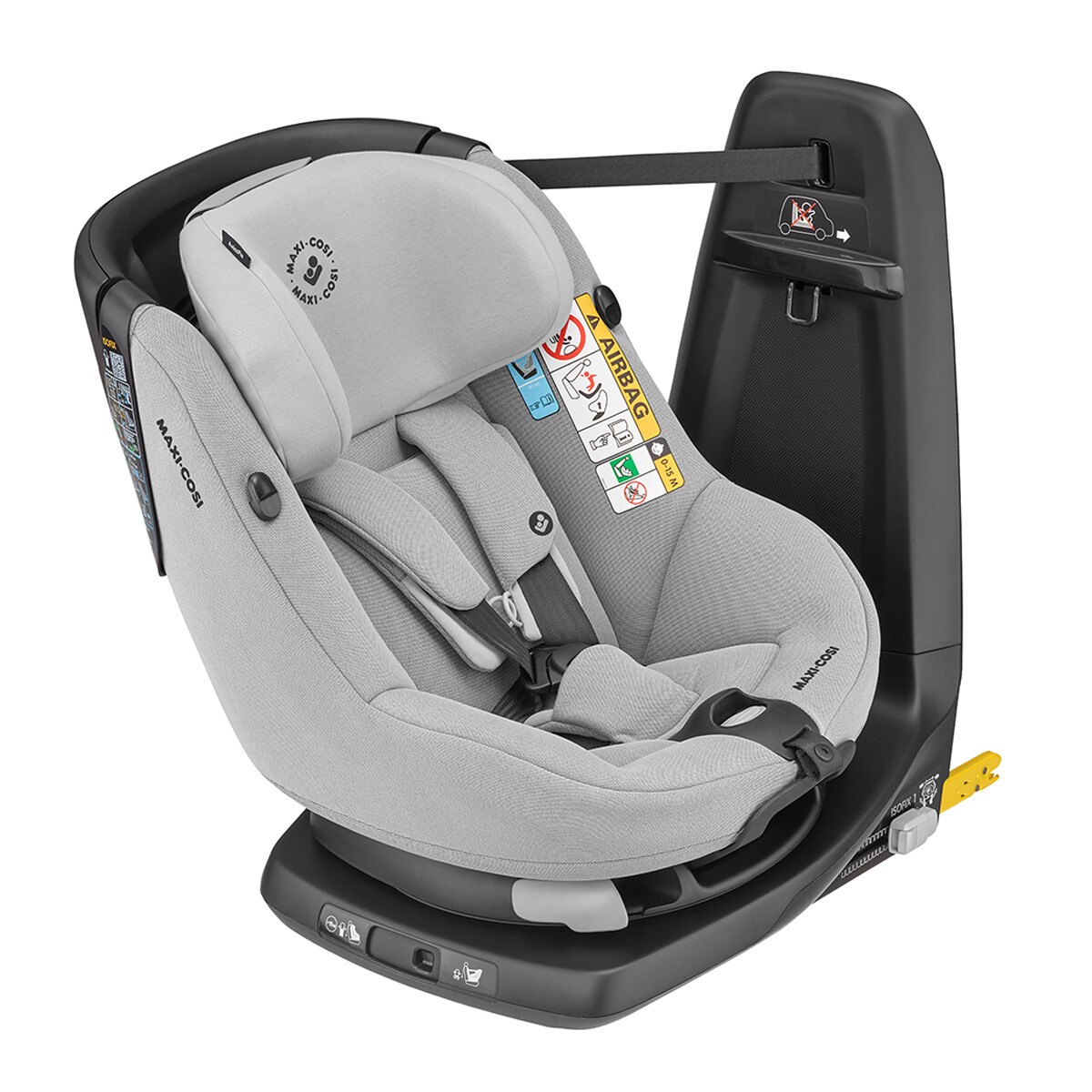 Maxi-Cosi - Silla De Auto I-Size (61 - 105 Cm.) Axissfix Authentic Grey Gris