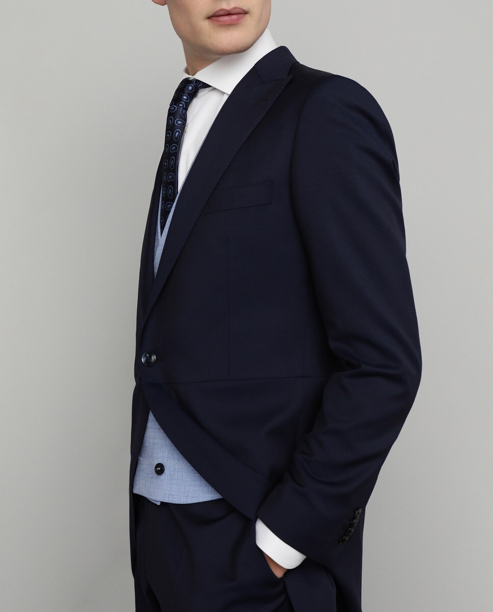 Traje de chaqué de ceremonia de hombre classic liso azul · Emidio Tucci · El  Corte Inglés
