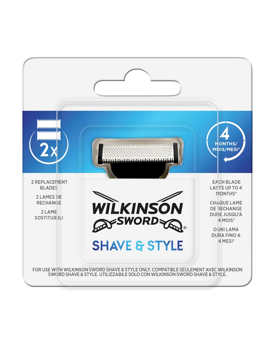 Wilkinson - Recambios 2 Unidades Shave And Style Sword
