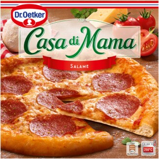 Dr. Oetker Casa di Mama Pizza de Salame embalagem 380 g
