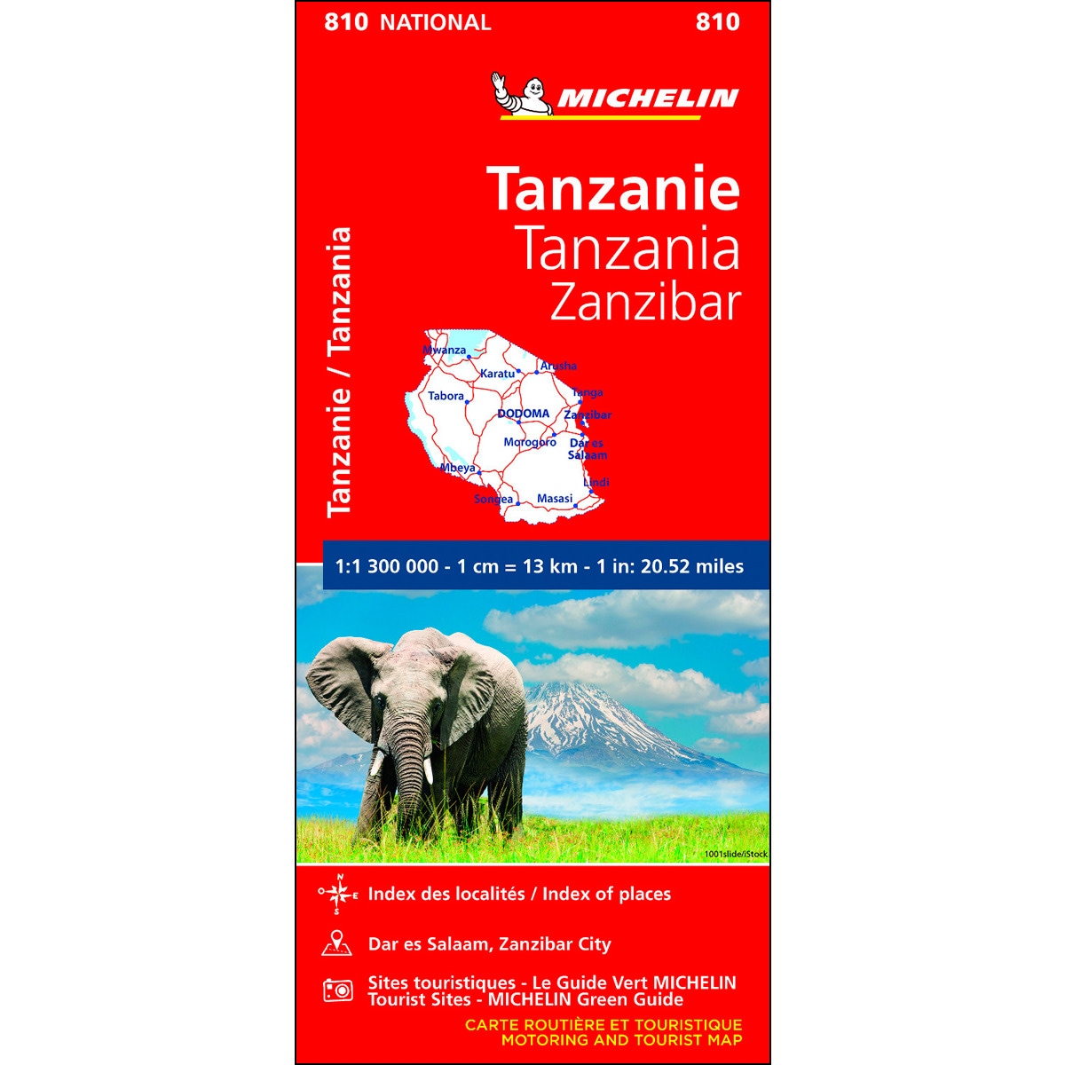 Imagem 0 de Mapa national tanzania-zanzíbar