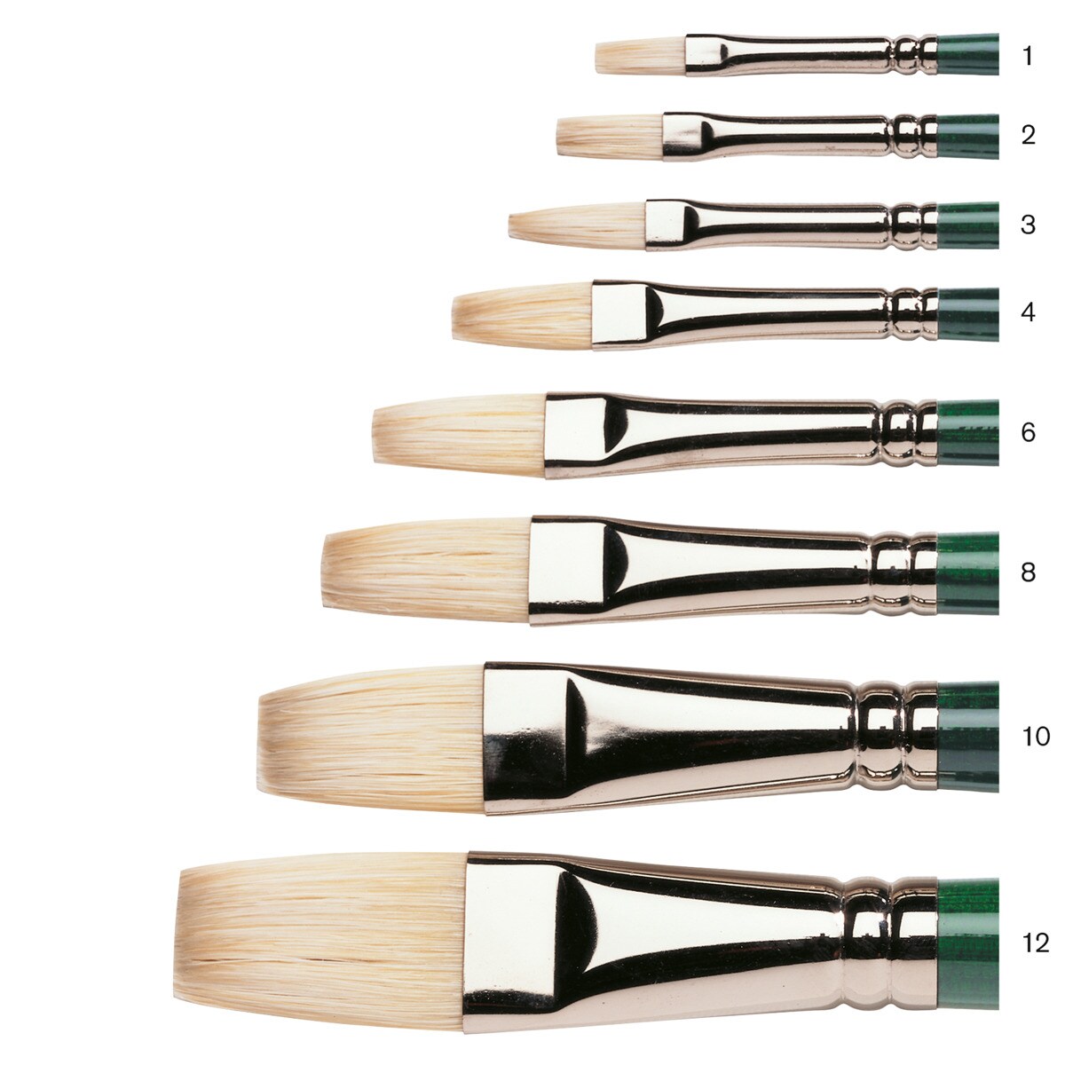 Pincel de Óleo Plano Comprido N12 3