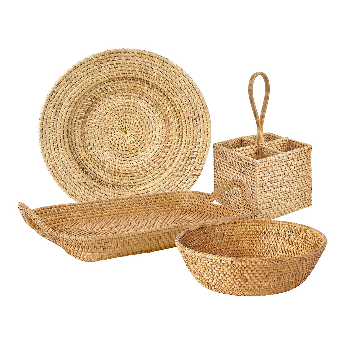 Imagem 0 de Colecção de acessórios de mesa por peças Malang cru