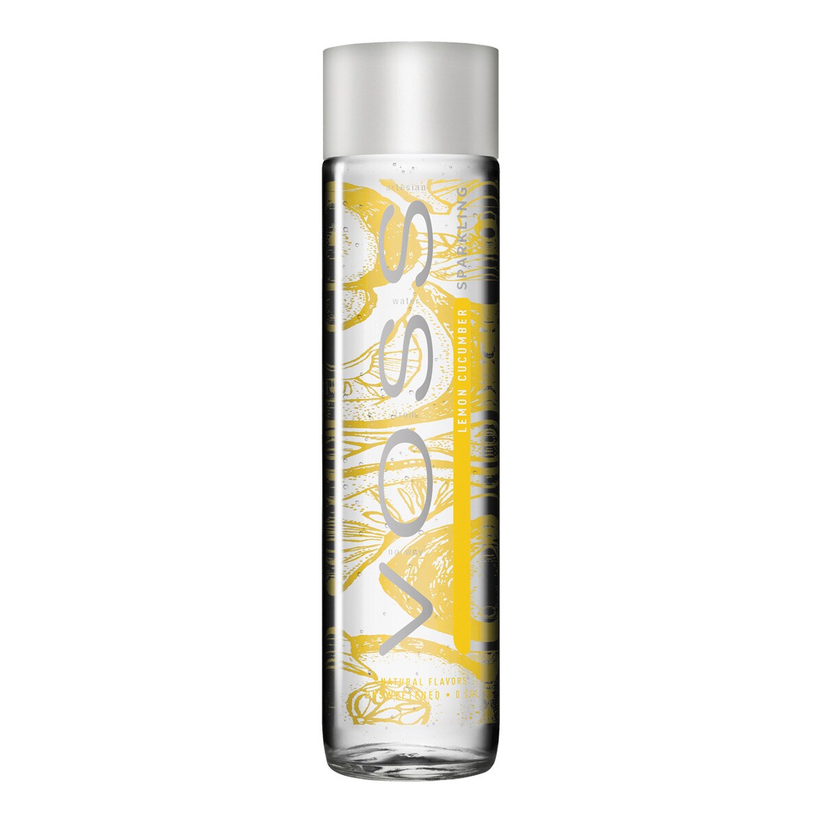 Voss - Agua Con Gas Sabor Lima Y Pepino