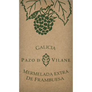 mermelada extra de frambuesa frasco 300 g - Pazo De Vilane