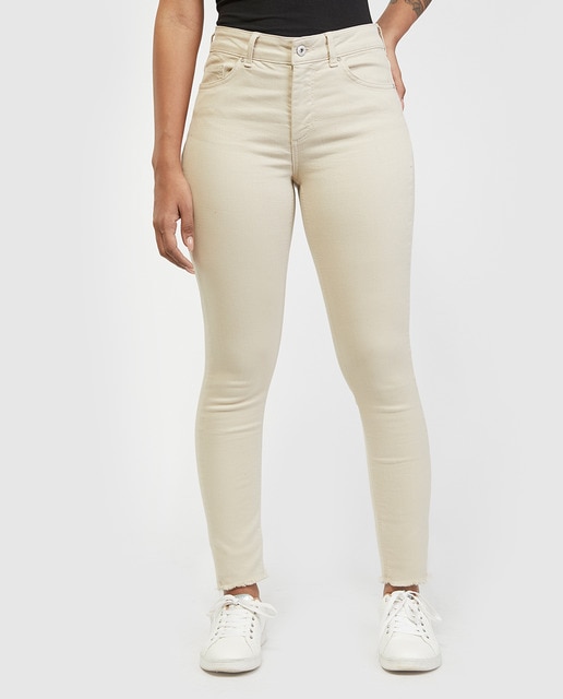 Pantalón pitillo de mujer con bolsillos