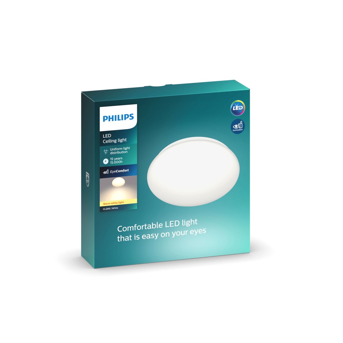 Plafón LED redondo Moire 17W 1700lm 2700K Blanco-2