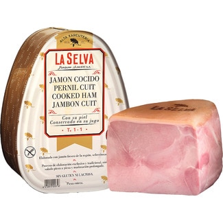 jamón cocido extra con piel - La Selva