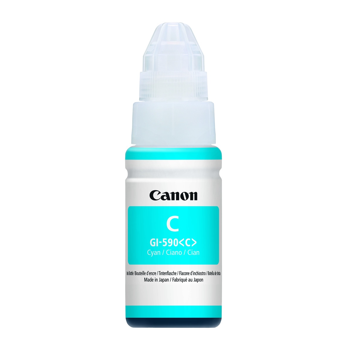 Imagen 0 de Botella de tinta Original Canon GI-590C (16034C001) Cian