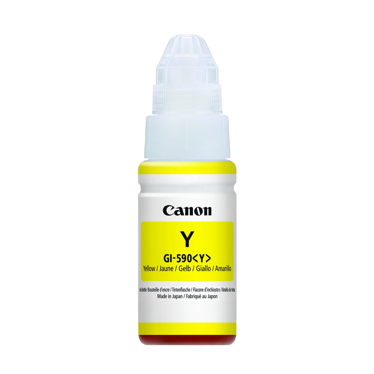 Botella de tinta Original Canon GI-590Y (1606C001) Amarillo 1