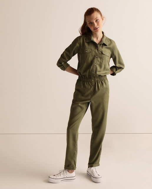 Mono de mujer largo con manga larga