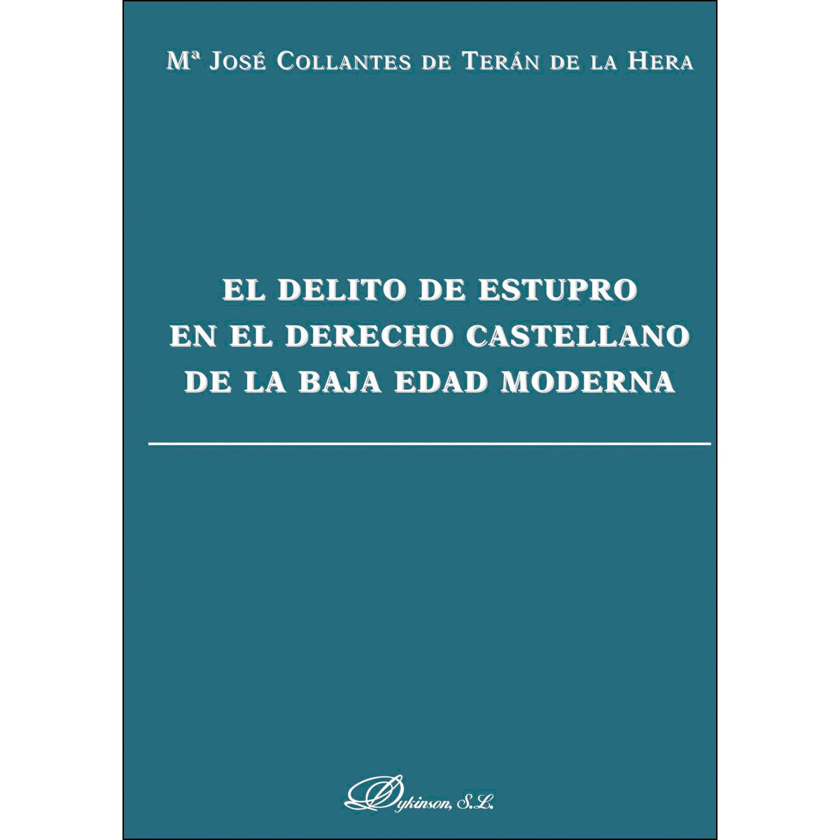 Imagem 0 de El delito de estupro en el derecho castellano de la baja Edad Media (Capa mole com abas)