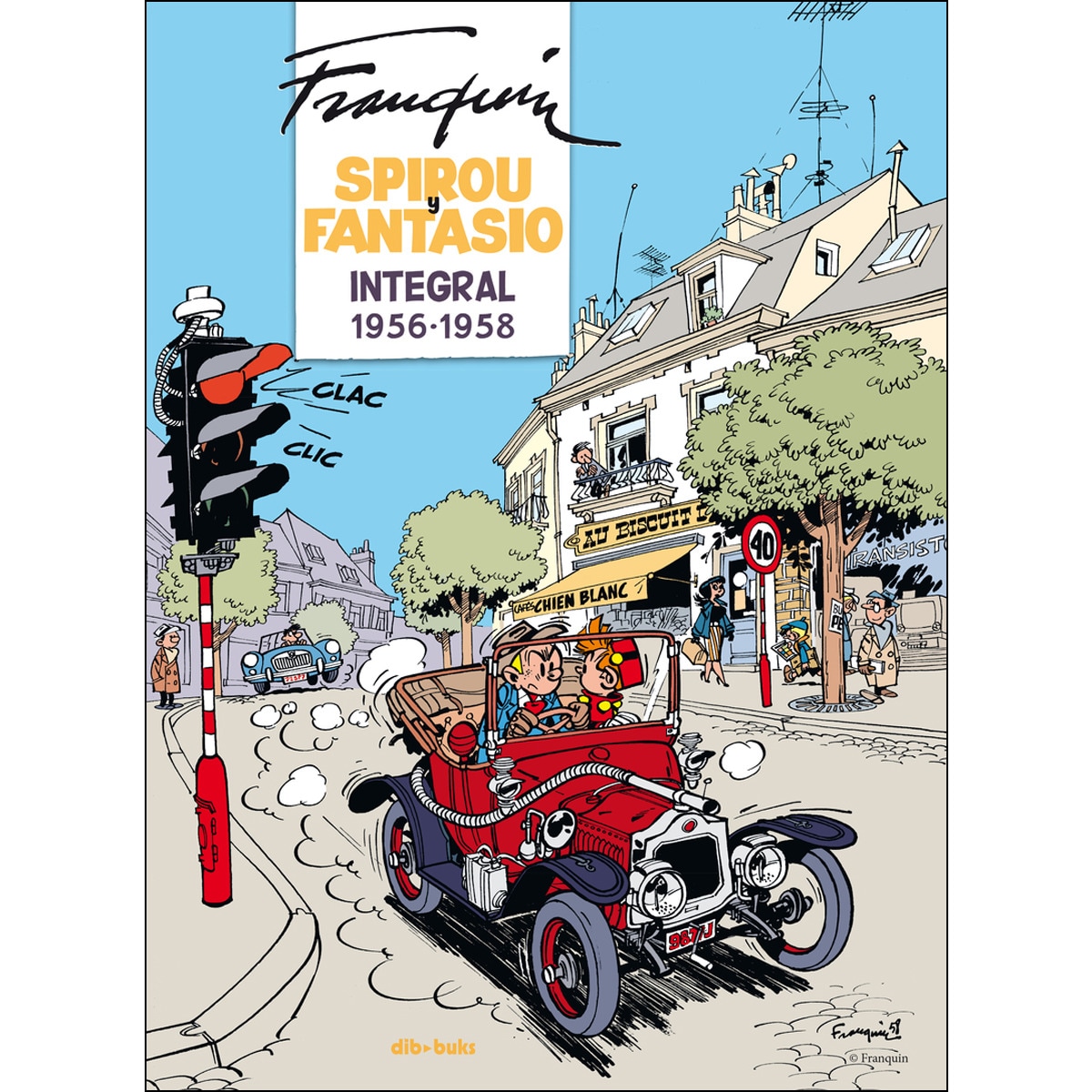 Imagem 0 de Spirou y Fantasio Integral 5. Franquin 1956-1958: Criaturas Misteriosas (Capa dura)
