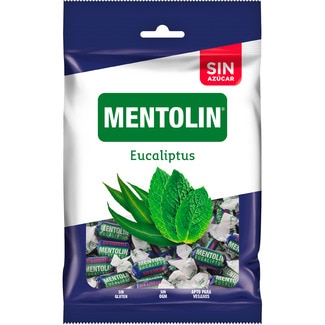caramelos de eucalipto sin azúcar bolsa 100 g - Mentolin