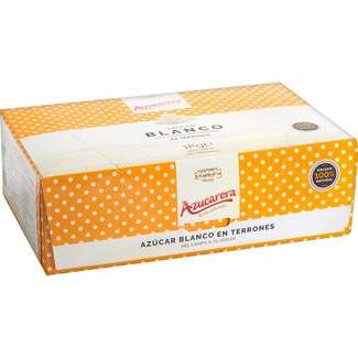 azúcar blanco en terrones caja 1 kg (168 terrones de 5,9 g) - Azucarera