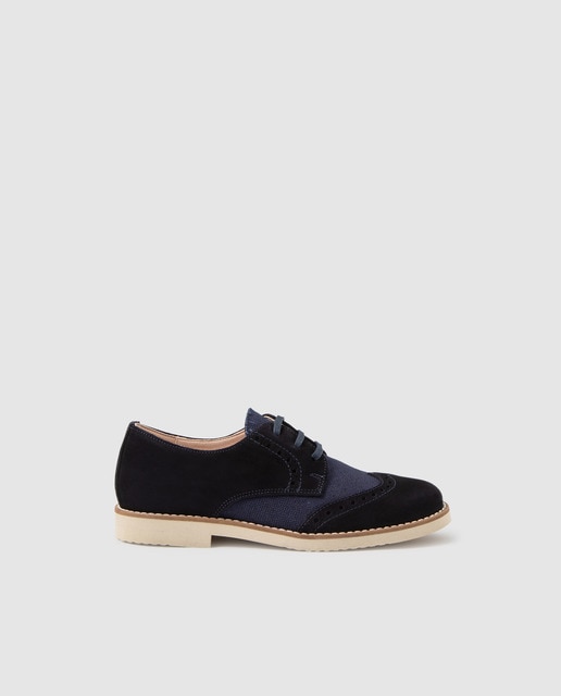 Imagen 0 de Zapatos de cordones de niño Tizzas en azul marino