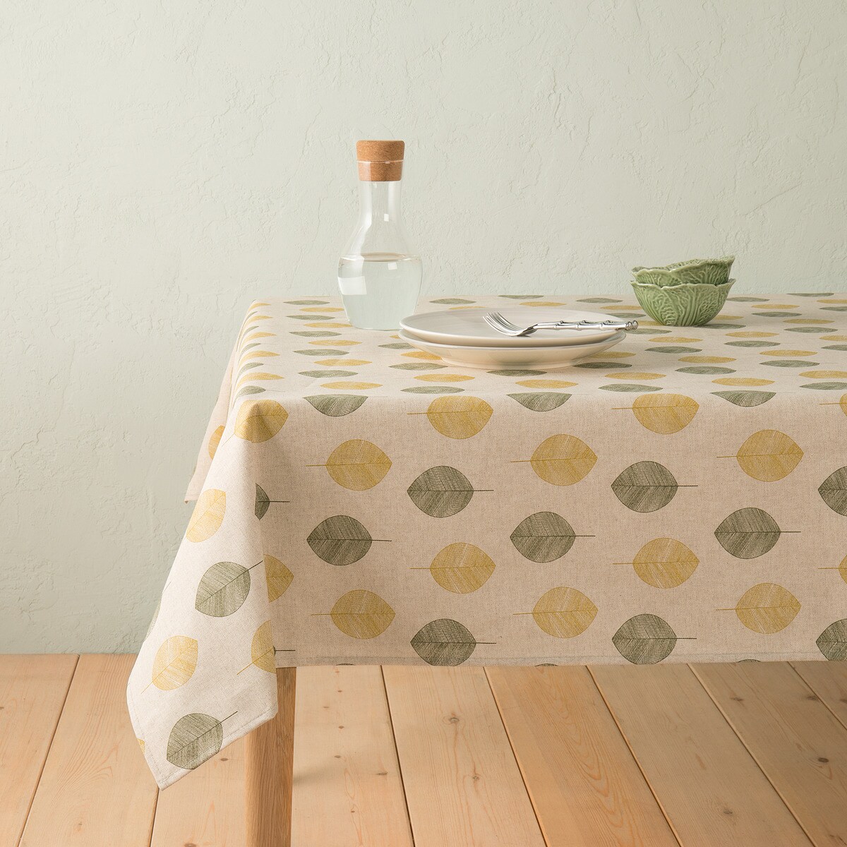 Aramis - Mantel Resinado Leaves Verde