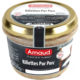 Rillettes de Porco frasco 180 g - Arnaud