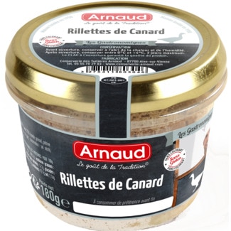 Rillettes de Pato frasco 180 g - Arnaud
