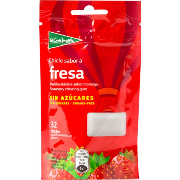 Pastilhas de Morango sem Açúcar embalagem 45 g