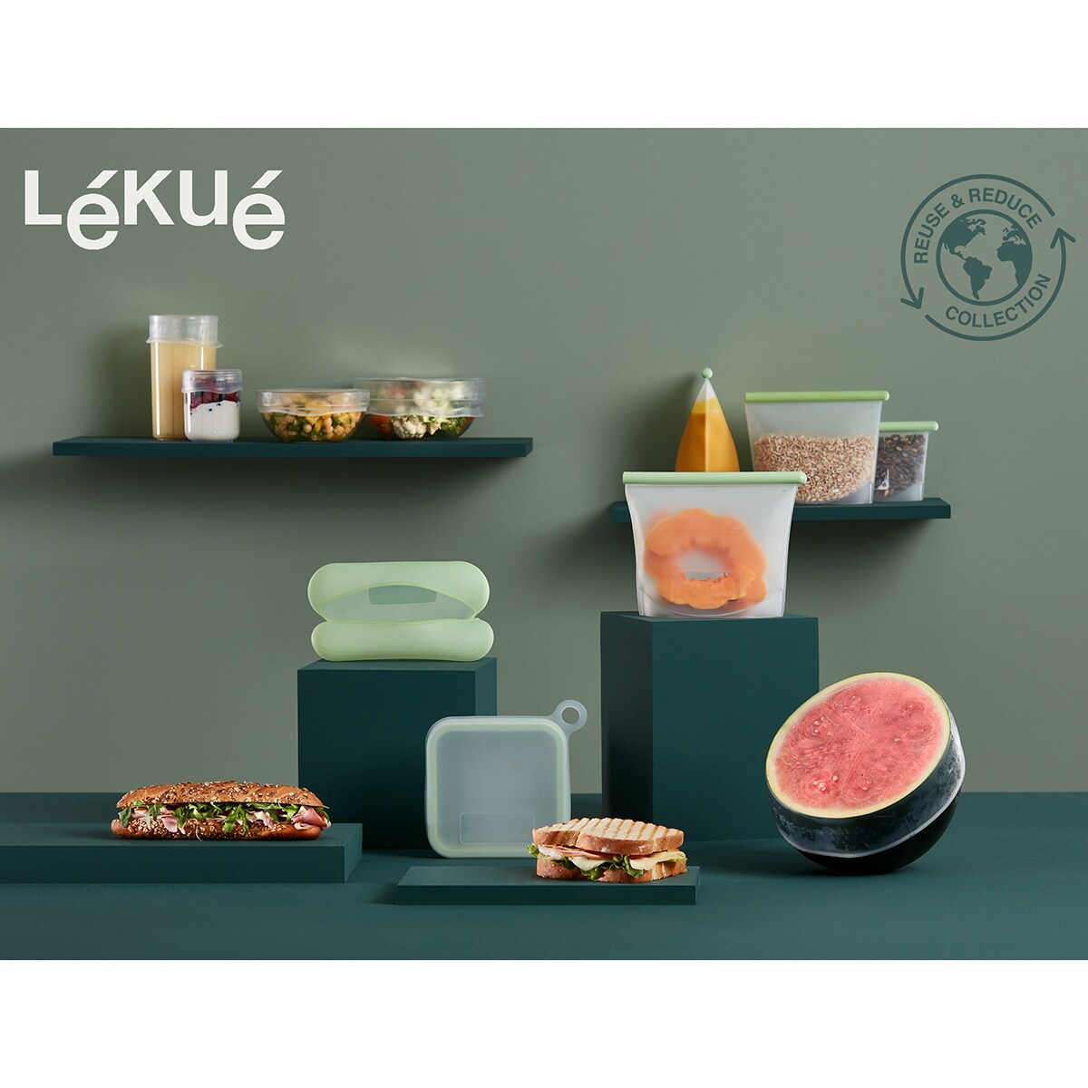 Funda reutilizable porta bocadillos Reuse \u0026 Reduce Lékué · Lékué · El Corte  Inglés