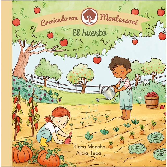 Imagen 0 de Creciendo con Montessori. Libro de cartón - El huerto