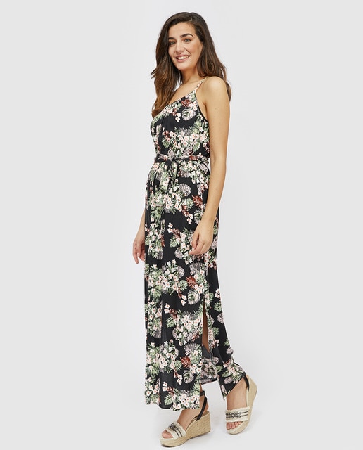 Vestido largo sin mangas