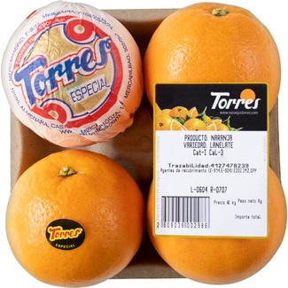 naranja de mesa bandeja 1 kg peso aproximado - Torres