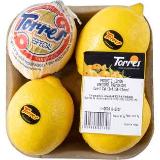 limones bandeja 650 g peso aproximado - Torres