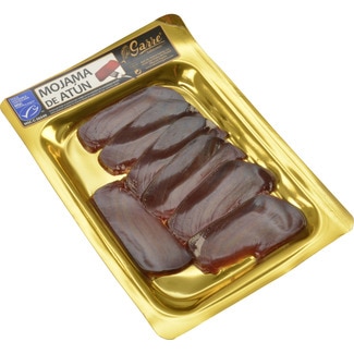 mojama de atún extra MSC precortada bandeja 70 g - Garre